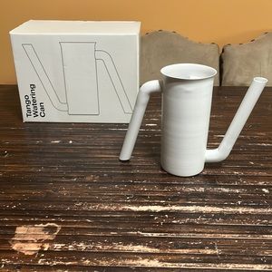 COPY - - - New tango watering can ivory restoration hardware